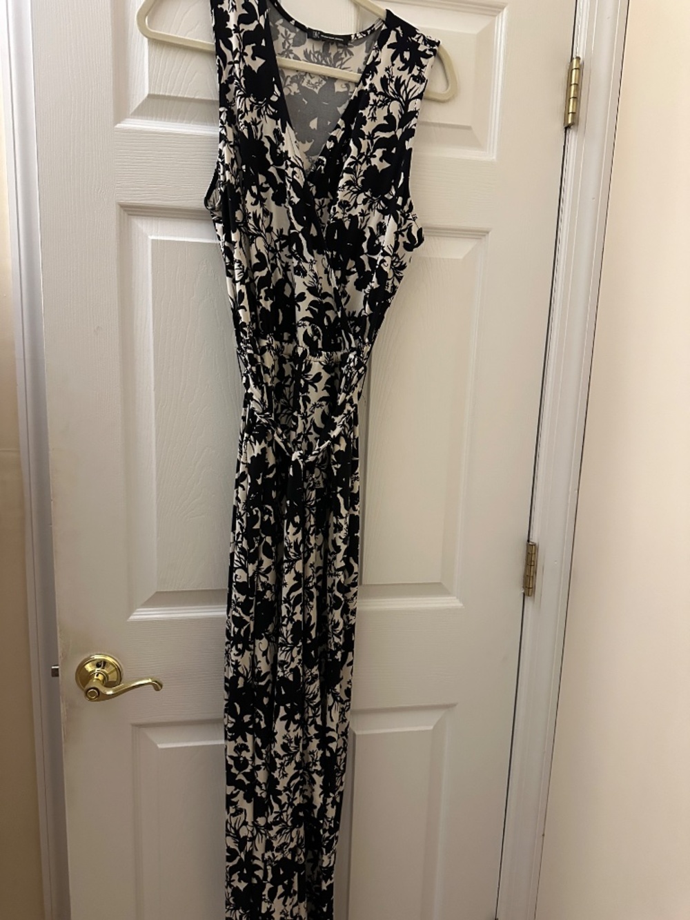 INC Black & Cream Jumpsuit - Chic & Stylish